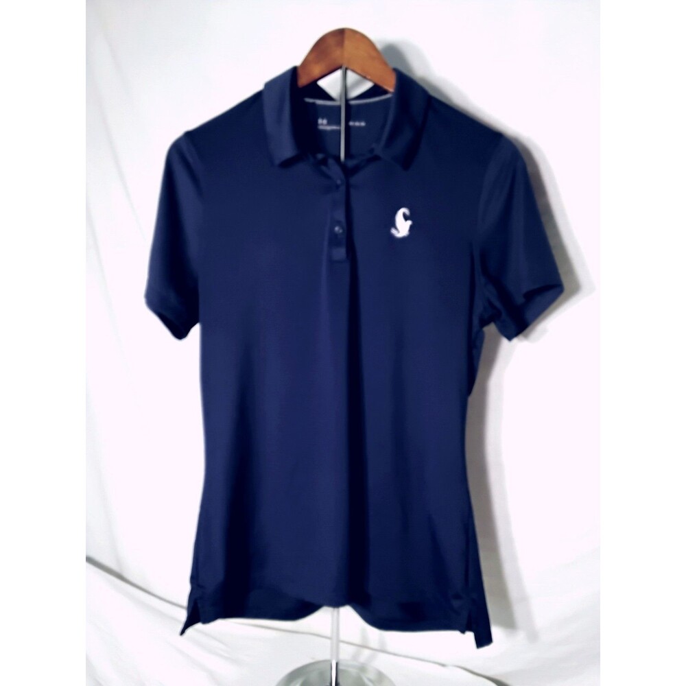 Under Armour Women's Performance Golf Polo Shirt in Navy Blue Medium